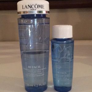 Lancome BI-FACIL eye makeup remover.